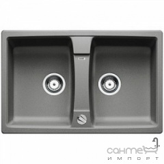 Гранитная кухонная мойка на полторы чаши с сушкой Blanco Lexa 8 Silgranit 524969 кофе Херсон