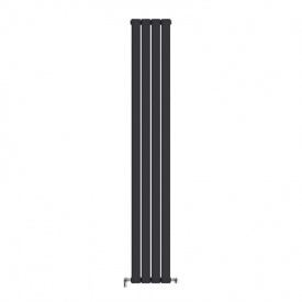 Дизайнерский радиатор IDEALE VITTORIA 12 4/1800/272 черный матовый