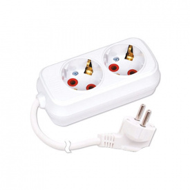 Сетевой удлинитель Teb Electrik 2 розетки с заземлением, 2 м (200-202-201)