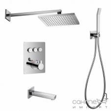 Фото - Душевая система скрытого монтажа с термостатом и изливом Imprese Smart Click ZMK101901235 хром Душевая система скрытого монтажа с термостатом и изливом Imprese Smart Click ZMK101901235 хром