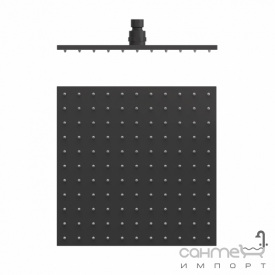 Верхний душ Tres 13413830NM матовый черный