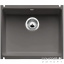 Керамическая кухонная мойка Blanco Subline PuraPlus 375-U 516041+клапан-автомат, серый алюминий Херсон