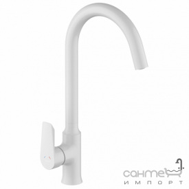 Смеситель для кухни Imprese Vaclav f03406403AA матовый белый