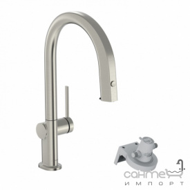 Смеситель для кухни с подключением для фильтрованной воды Hansgrohe Aqiuttura M91 76826800 нерж. сталь, S-Box