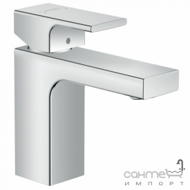 Смеситель для раковины с донным клапаном Hansgrohe Vernis Shape CoolStart 71594000 хром