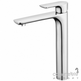 Высокий смеситель для накладной раковины Vito 1101-061CH хром