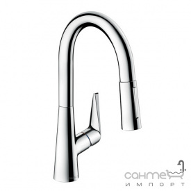 Смеситель для кухни с выдвижным душем Hansgrohe Talis S 72815000 хром