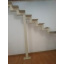 Лестницы сварные каркасные металлические на одном косоуре Legran Вишневое