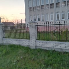 Паркан кований міцний металевий з піками пофарбований Legran Южноукраїнськ
