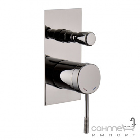 Смеситель для ванны скрытого монтажа Imprese Brenta ZMK091908041 хром графит