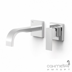 Смеситель для раковины скрытого монтажа Tres Cuadro 00630001 хром