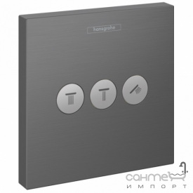 Запорно-переключающее устройство Hansgrohe ShowerSelect 15764340 черный браш