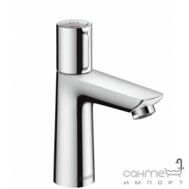 Нажимной смеситель для раковины со сливным гарнитуром Hansgrohe Talis Select E 71750000 Хром