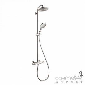 Душевой гарнитур с верхним душем Hansgrohe Raindance Select Showerpipe 240 1jet 27115000 хром