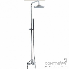 Душевая система с верхним и ручным душем Bugnatese Kobuk 2236C CR хром