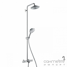 Душевой гарнитур с верхним душем Hansgrohe Raindance Select 240 Showerpipe 450 мм 1/2 27117000 хром