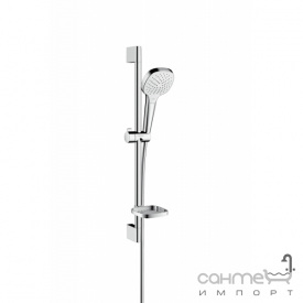 Душевой гарнитур Hansgrohe Croma Select E Vario 26586400 белый/хром