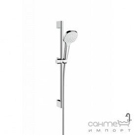 Душевой гарнитур Hansgrohe Croma Select E 1jet 26584400 белый/хром