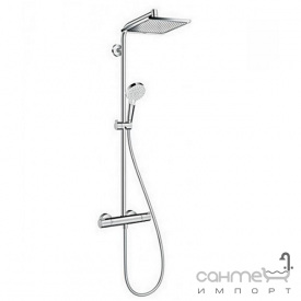 Душевая стойка со смесителем-термостатом Hansgrohe Crometta E420 27281000 хром