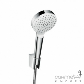Душевой набор Hansgrohe Crometta 1jet 1,25м белый/хром 26690400