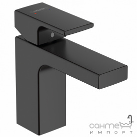 Смеситель для раковины Hansgrohe Vernis Shape 71569670 матовый черный