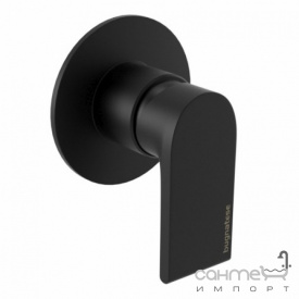 Смеситель для душа встраиваемый Bugnatese Simple SIMOP6630 nero матовый черный