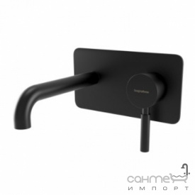 Смеситель для раковины скрытого монтажа Bugnatese Kobuk KOBOP2243 nero матовый черный