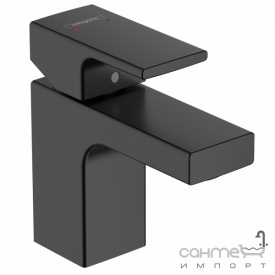 Смеситель для раковины Hansgrohe Vernis Shape 71567670 матовый черный