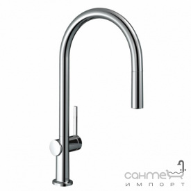 Смеситель для кухни с вытяжным изливом Hansgrohe Talis M54 72802000 хром