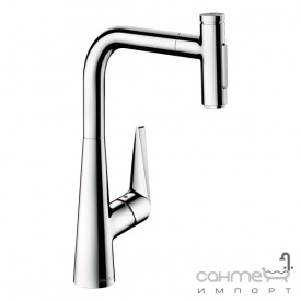Смеситель для кухни с выдвижным изливом Hansgrohe Talis Select 73867000 хром