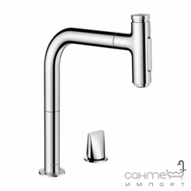 Смеситель для кухни Hansgrohe Metris Select M71 73819000 хром с грузиком