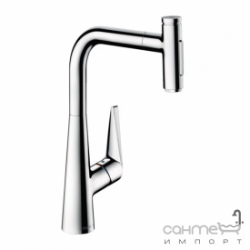 Смеситель для кухни с вытяжным изливом Hansgrohe Talis Select M51 72823000 хром