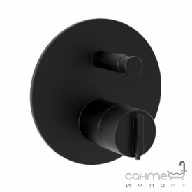 Смеситель-термостат скрытого монтажа для ванны Bugnatse Kobuk KOBOP2278 nero матовый черный