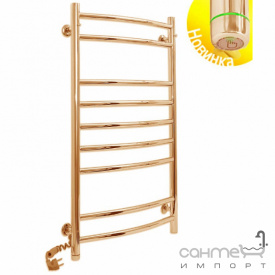 Электрический полотенцесушитель Laris Классик П9 500х900 S3 бронзовый, подключение справа