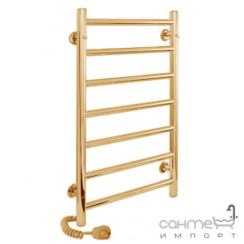 Электрический полотенцесушитель Laris Альфа П7 400х700 бронза, подключение слева