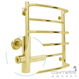 Водяной полотенцесушитель Laris Евромикс П6 450х600 золотой