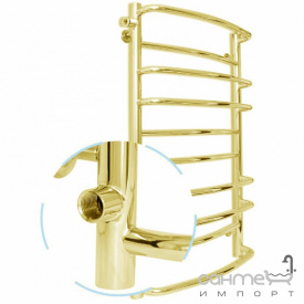 Водяной полотенцесушитель Laris Евромикс П10 500х900 золотой