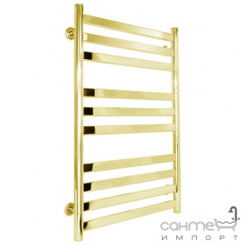 Полированный полотенцесушитель Laris Кватро П10 500x800 71207564G золото