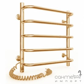 Электрический полотенцесушитель Laris Стандарт П5 450х500 бронзовый, подключение справа