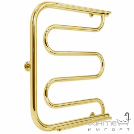 Водяной полотенцесушитель Laris Фокстрот П 550х600 золотой