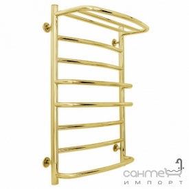 Полотенцесушитель водяной Laris Евромикс с полкой П8 500х800 золотой