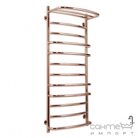 Полотенцесушитель водяной Laris Евромикс с полкой П12 500х1200 бронза