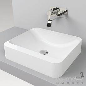 Раковина мебельная Фортуна Женева 450х400 RAL3020 красная