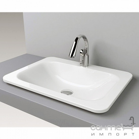 Раковина мебельная Фортуна Калифорния 620х460 RAL3020 красная