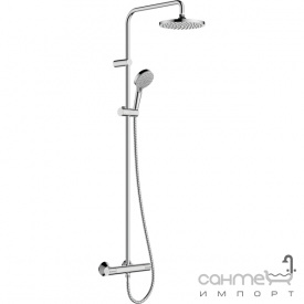 Душевая стойка с термостатом Hansgrohe Vernis Blend EcoSmart 26089000 хром