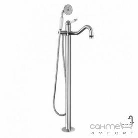 Смеситель напольный для ванны с ручным душем Bugnatese Oxford 6360 DO золото