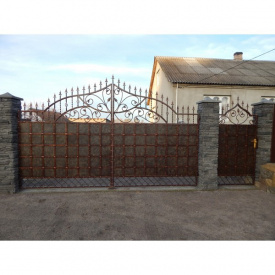 Ворота кованые Барон, Барон плюс