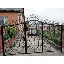 Ворота кованые Овен