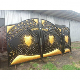 Ворота ковані Чеканка