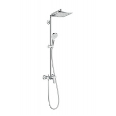 HANSGROHE CROMETTA E 240 1jet Showerpipe душевая система с однорычажным смесителем, хром